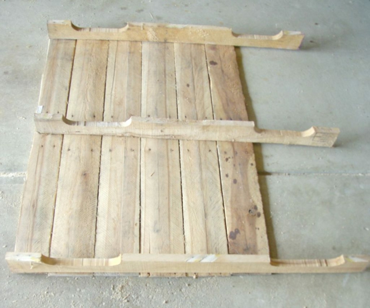 mesa de madera de pales recilados original mesa de madera pales recilados original