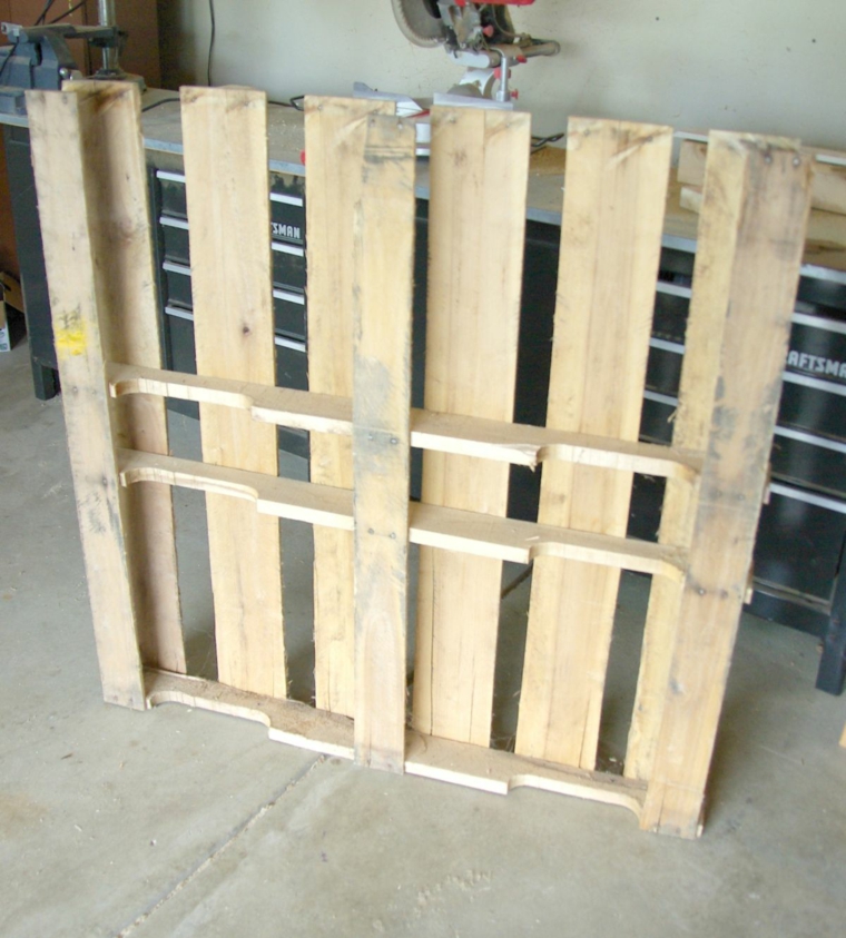 mesa de madera de pales mesa de madera pales