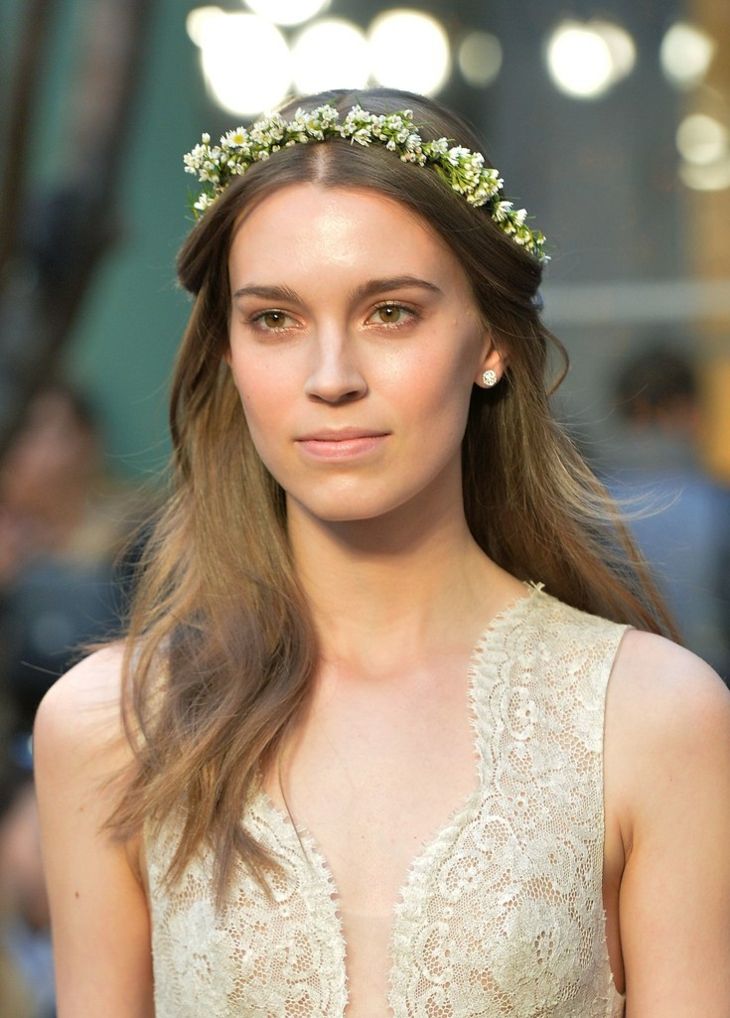 peinados de pasarela monique lhullier bridal estilo pasarela peinado opciones ideas