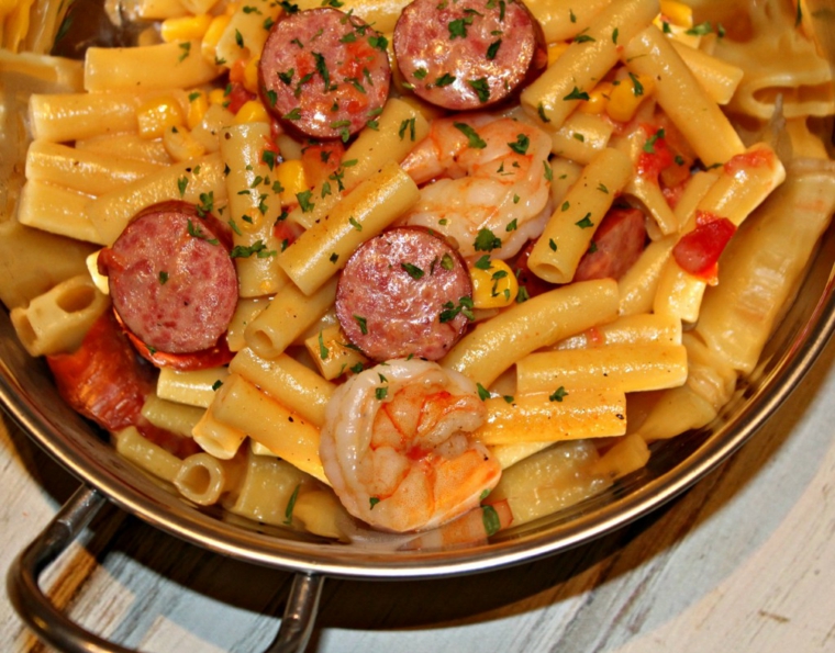 receta de espaguetis con gambas cocinar-cenar