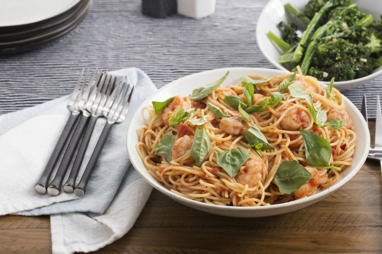 recetas de espaguetis con gambas