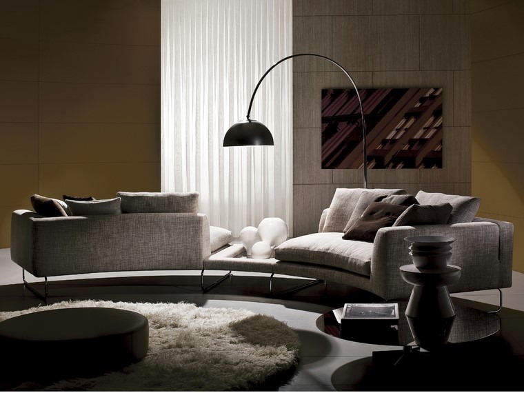 sofás modernos redondos i 4 Mariani diseno Mauro Lipparini Add Look diseno 