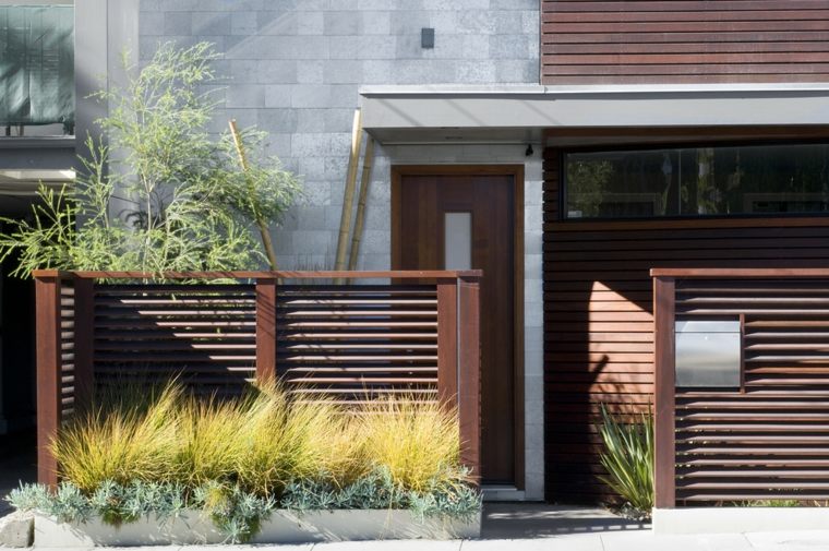 vallas diseños adecuadas inspiraciones madera patios