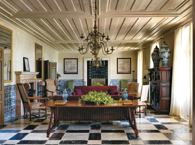 cuadros modernos-interiores-estilo-eclectico-atractivo