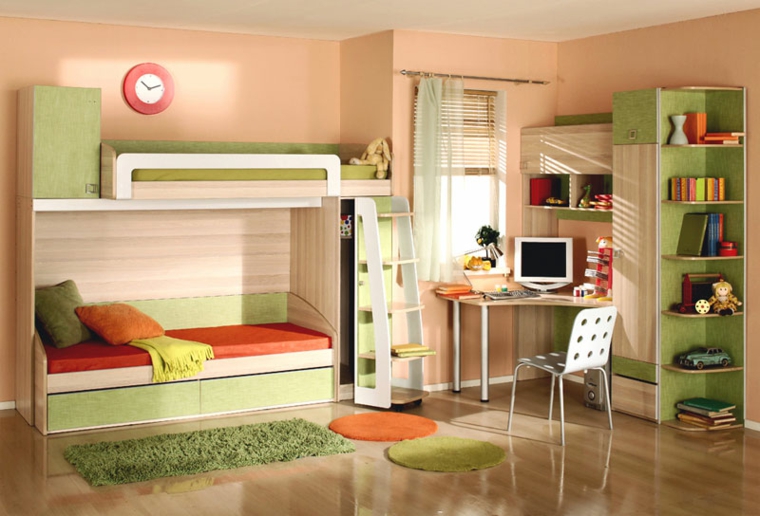 habitaciones-infantiles-para-ninas-ninos-literas