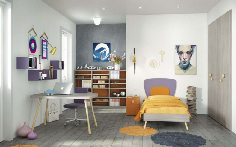 habitaciones infantiles pequeñas-diseno-clasico-estilo