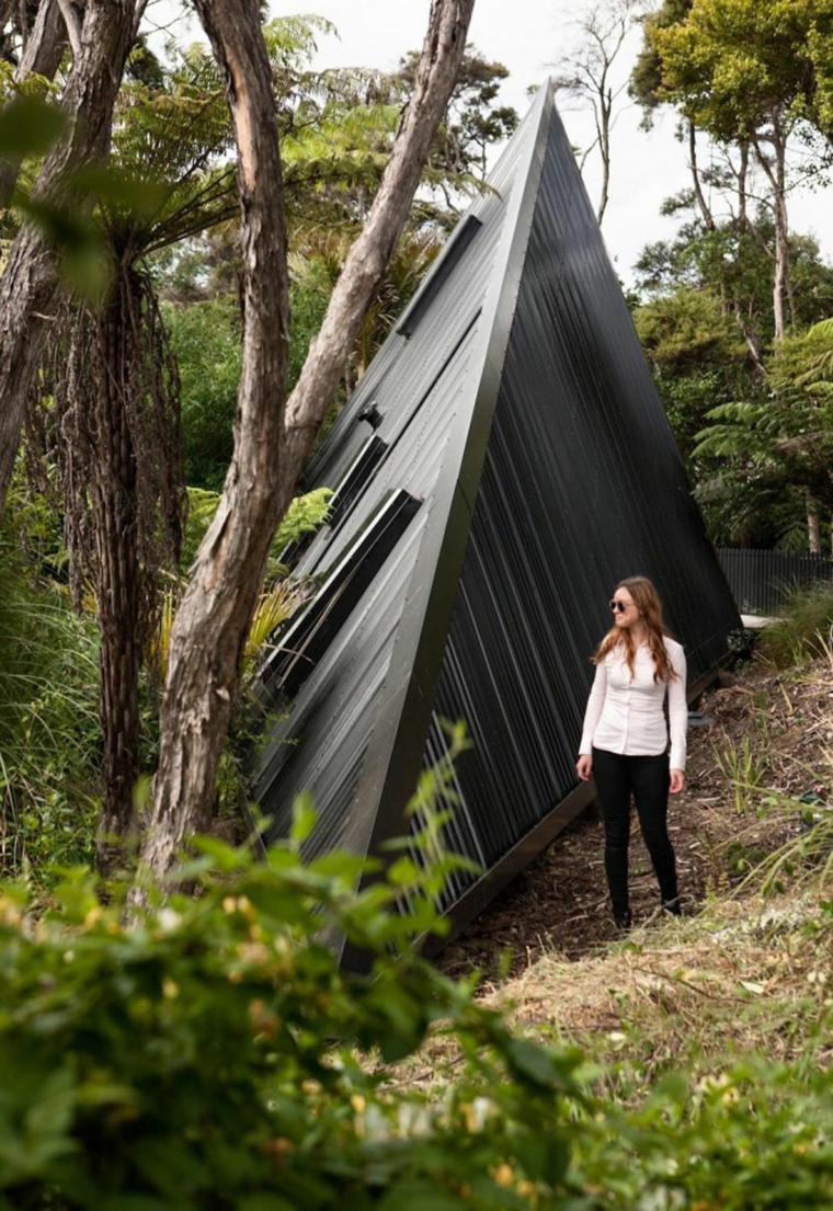 la casa mágica-Nueva-Zelanda-diseno-cabinas-modernas-cabina-bosque