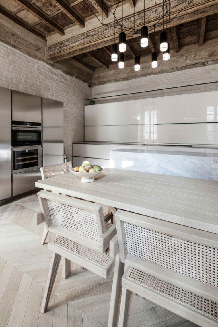 nuevo estilo-viejo-apartamento-cocina