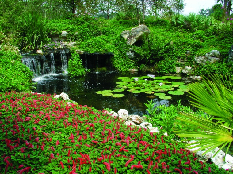 estanque cascadas