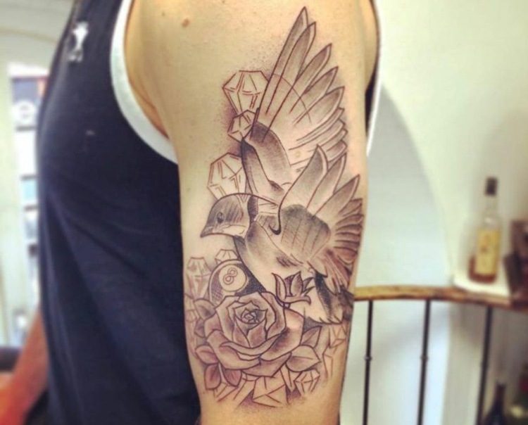 aves inspiraciones tatuajes armoniosos