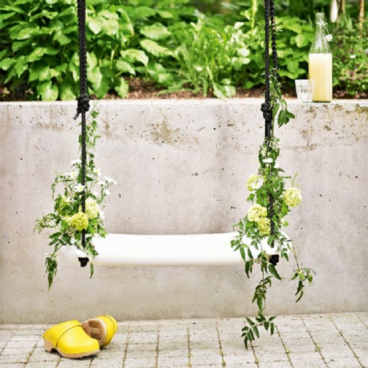 diseños de columpios de jardin