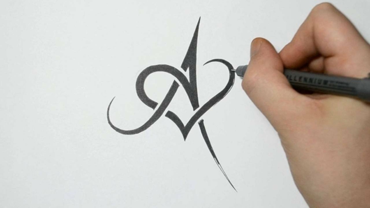 how draw with letter to m pencil drawing 3d que para tatuajes, elegir Letras podemos los entre tipos los