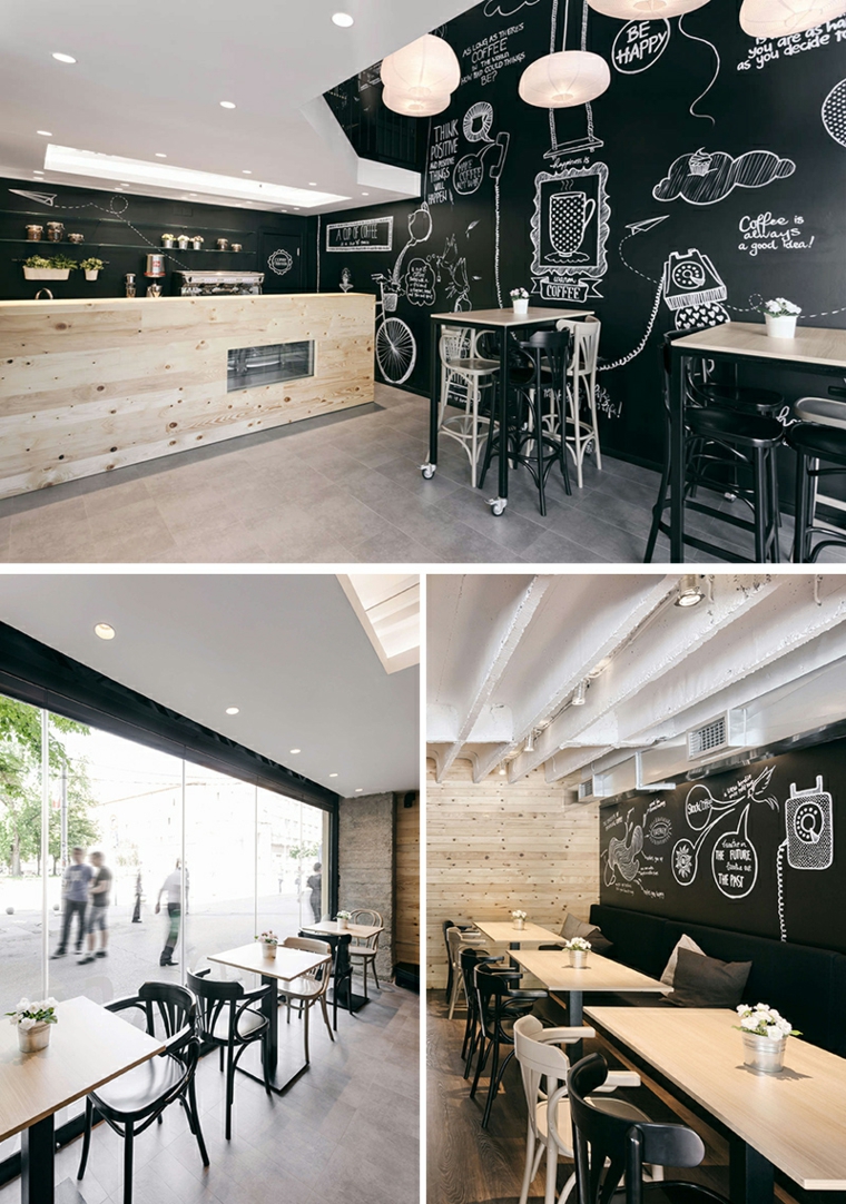 paredes estilo pizarra decoraciones