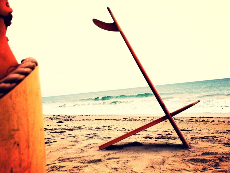 tablas de surf convertidas en sillas