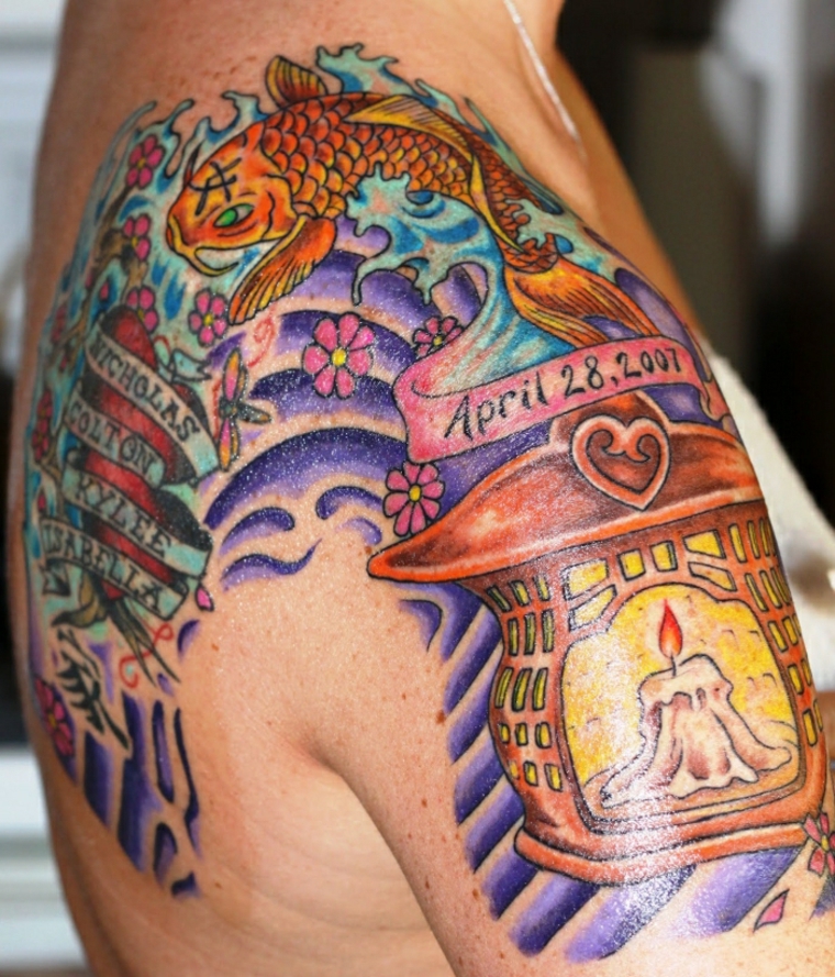bonitos diseños de tatuajes de peces