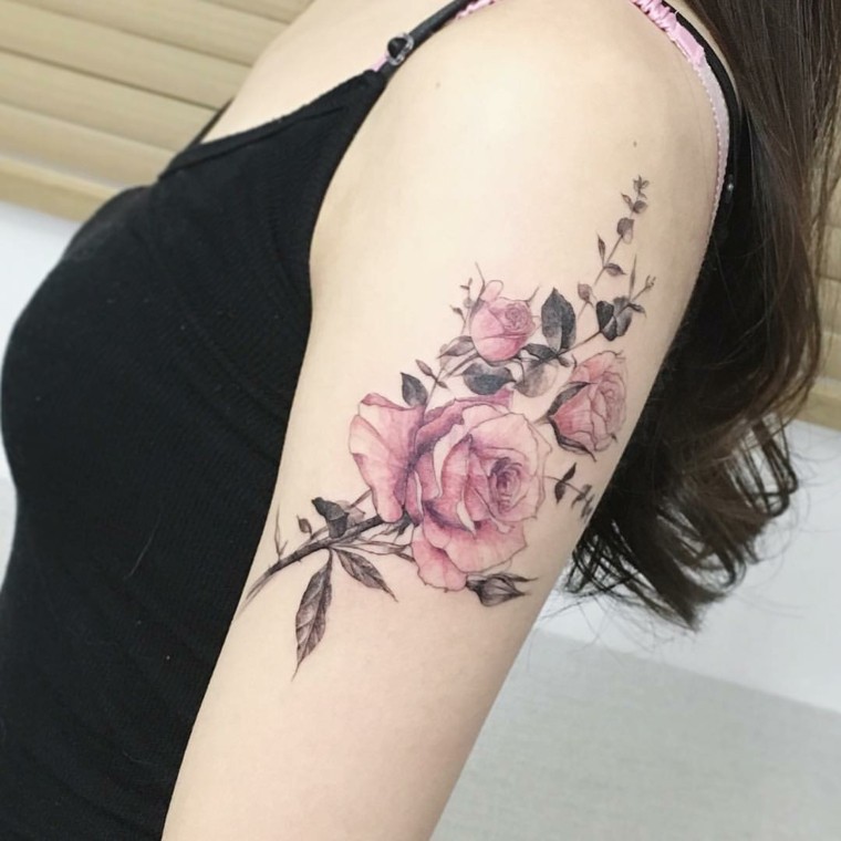 tatuajes para mujeres-rosas-disenos