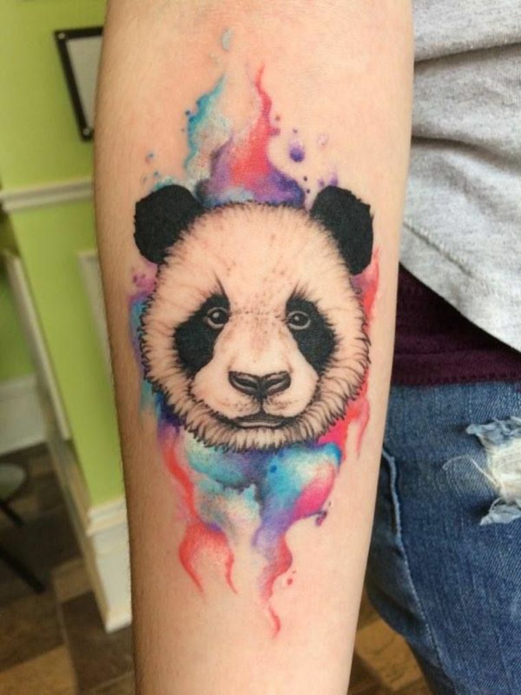 tatuaje oso panda