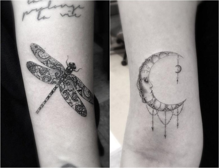 diseños de tatuajes geometricos-filigrana-dr-woo-mano-ideas