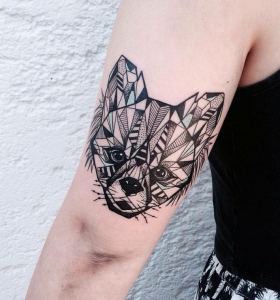 Tatuajes de animales geométricos y de estilo minimalista
