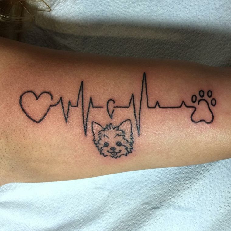 fotos de tatuajes-latido-corazon-animales