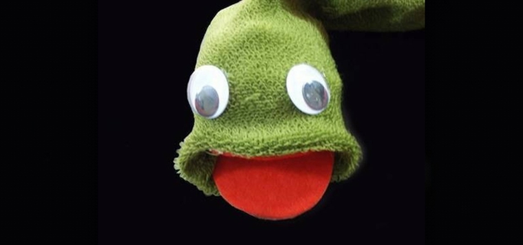 marioneta de calcetín