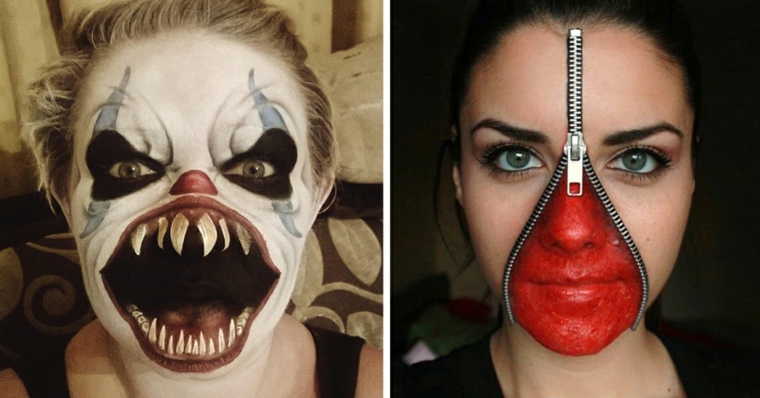 maquillaje de halloween para mujer original