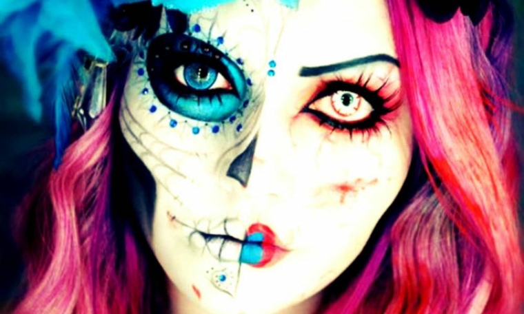 maquillaje halloween zombie