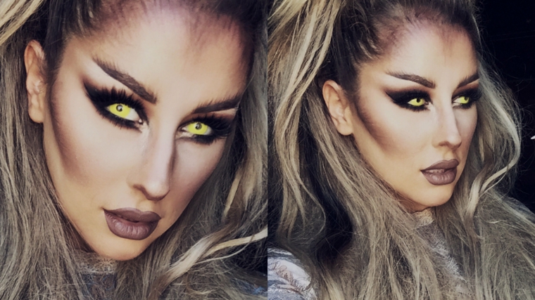 maquillaje mujer halloween