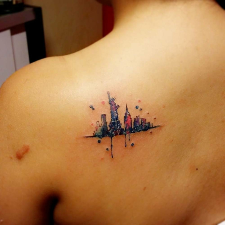 silueta de ciudad