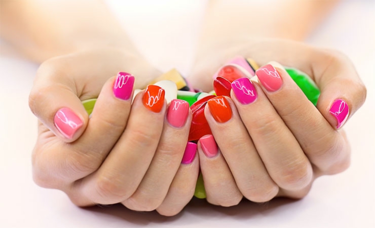 sencillas combinaciones colores manicura
