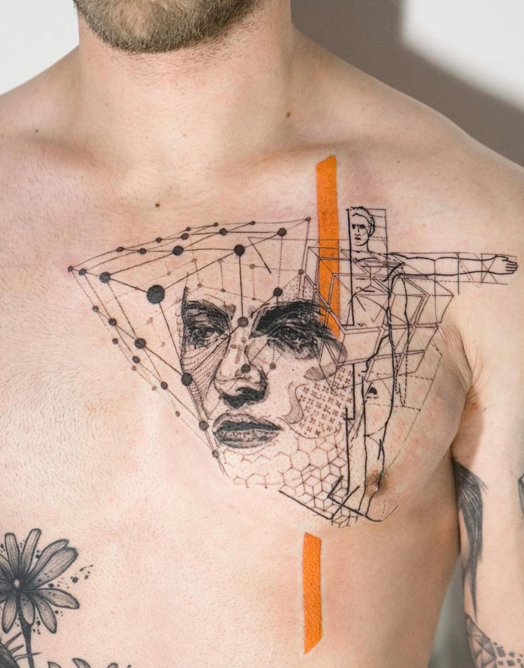 simbolos geometricos leonardo da vinci graficos