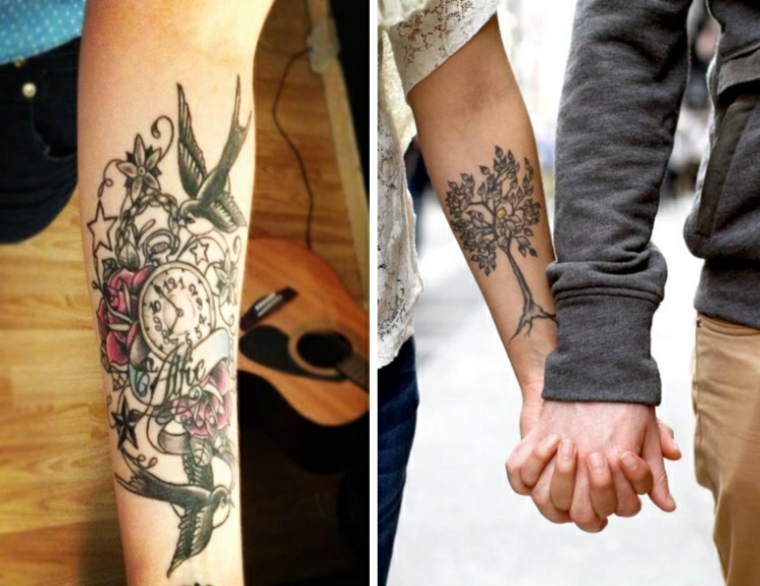 Tattoo oberarm innenseite sprüche