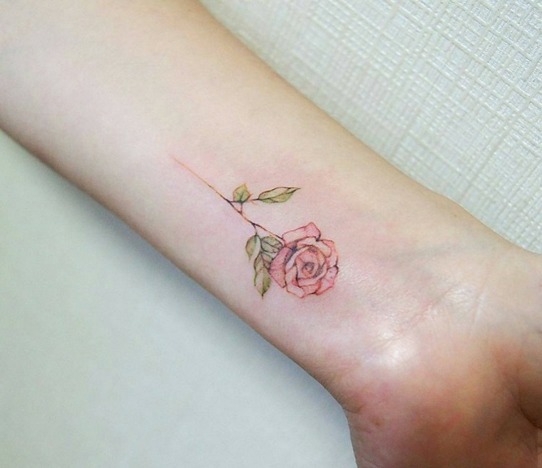 tatuajes con flores