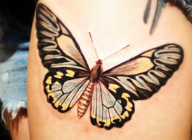 tatuajes con mariposas
