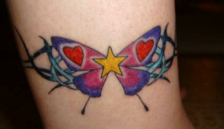 Tatuajes Con Mariposas De Colores Para Las Mujeres