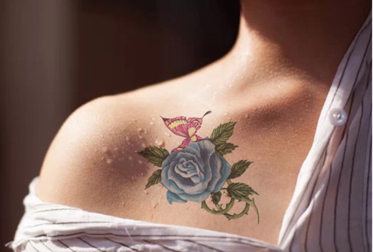 tatuajes de rosas estilo-diseno-moderno