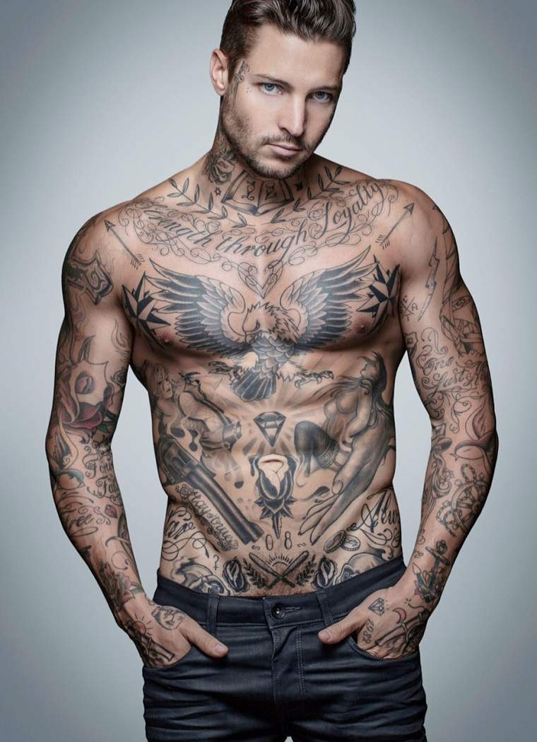 tatuajes originales para hombres-amantes-tatuaje