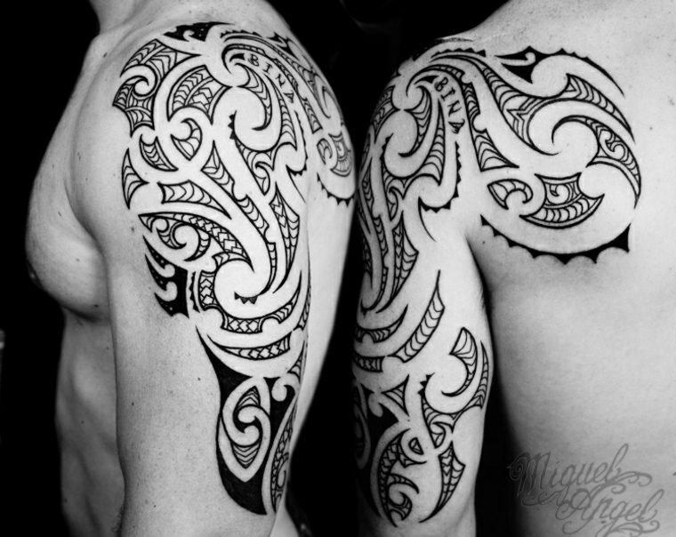 diseño de tatuaje maorí