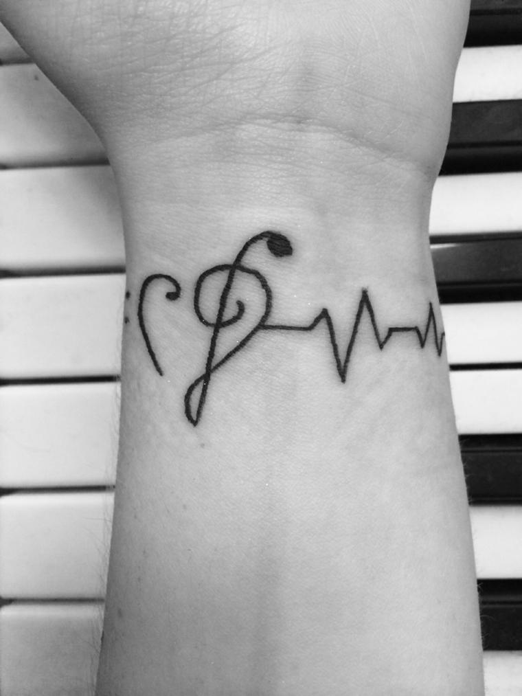 Fotos de tatuajes de latido de corazón 70+ ideas para inspirarse