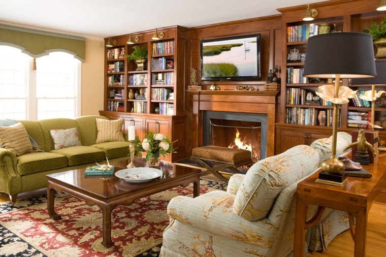 interiores inspiradores con chimeneas
