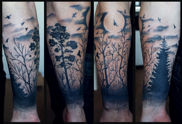bosque-luna-pajaros-tatuaje