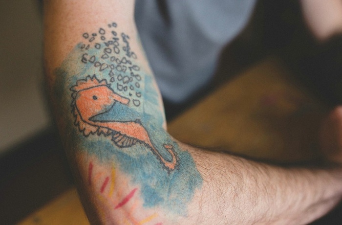 caballo mar creativo tatuajes