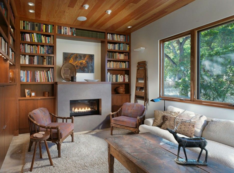dieños de interiores inspiradores con chimeneas