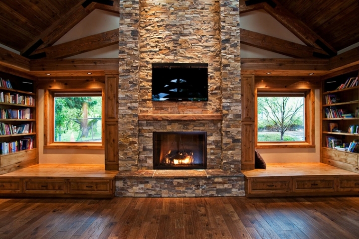 Chimeneas - interiores inspiradores con chimeneas que amarás