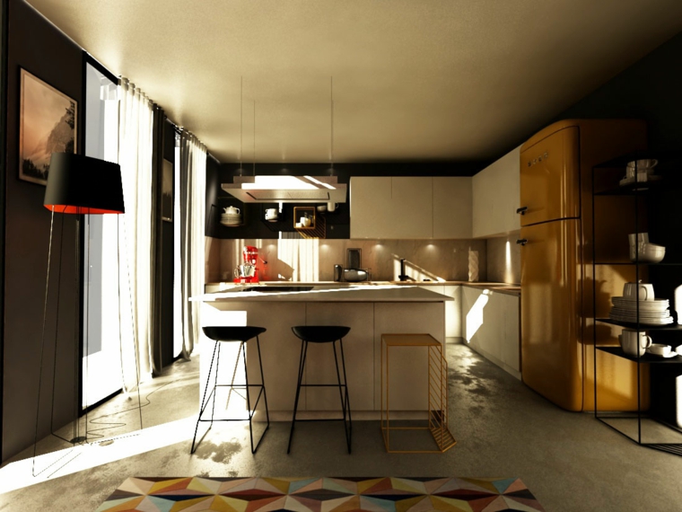 cocina-con-isla-diseno-moderno-muebles-bellos