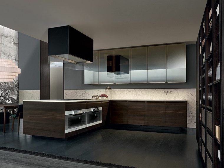 cocinas-de-madera-diseno-roble-oscuro