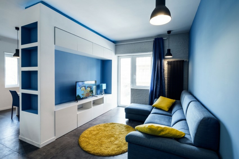 color-azul-diseno-espacios-estrechos-estilo