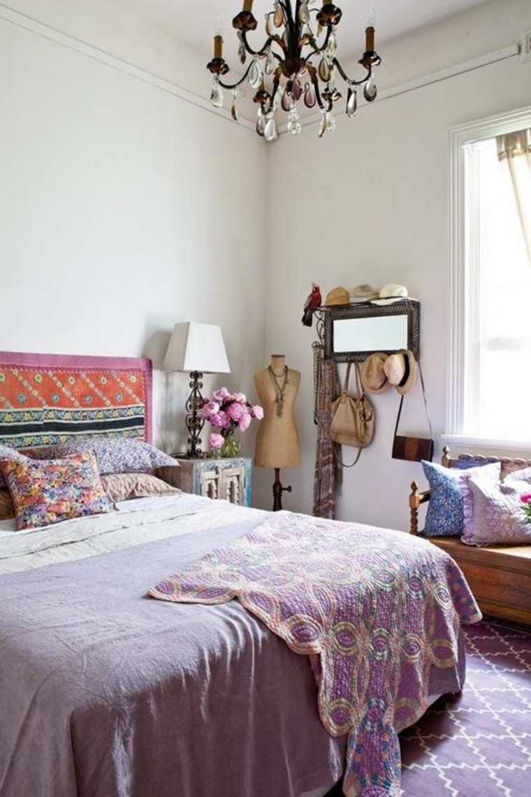 Boho chic - un estilo colorido y alegre para el dormitorio