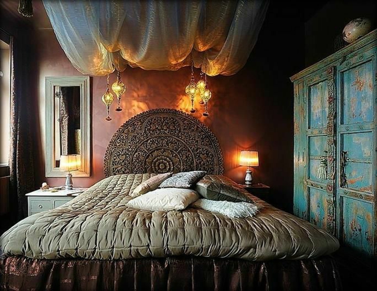 Boho chic - un estilo colorido y alegre para el dormitorio