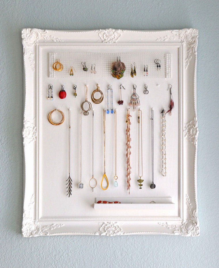 diy-decoracion-soporte-collares-marco-foto